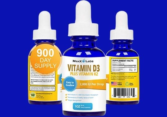 3 bottles of Vitamin D3.