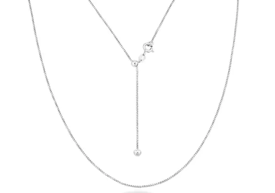 Diamond-Cut-Box-Chain-Necklace