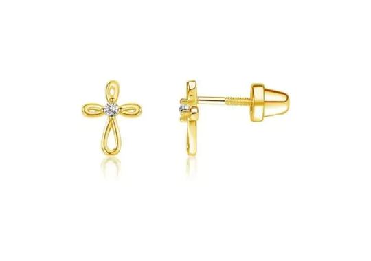 Thin-Gold-Plated-Cross-Earrings.
