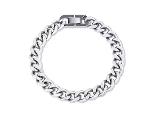 Titanium-Cuban-Link-Bracelet