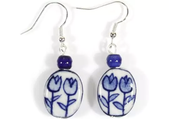 Blue-and-White-Porcelain-Pagoda-Earrings